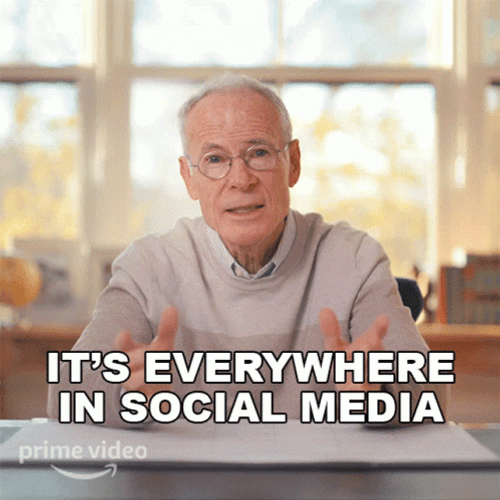 It's Everywhere In Social Media GIF
