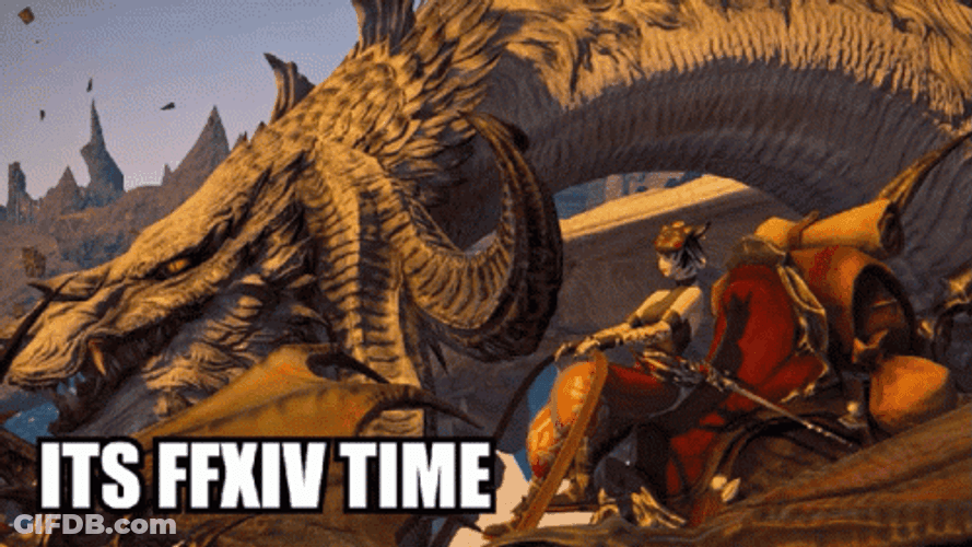 It's FFXIV Time GIF
