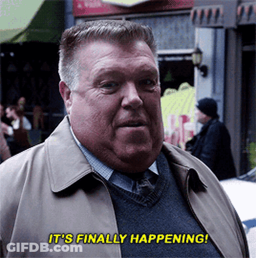It's Finally Happening Brooklyn 99 Scully GIF
