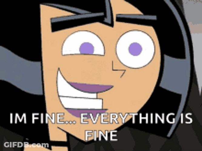 It's Fine Everything's Fine Sam Manson GIF