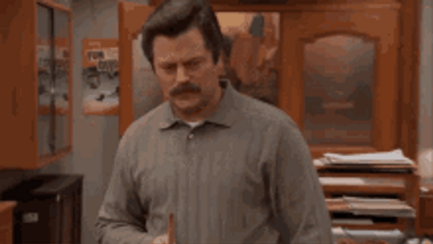 It's Fine Guy Looking Disappointed GIF