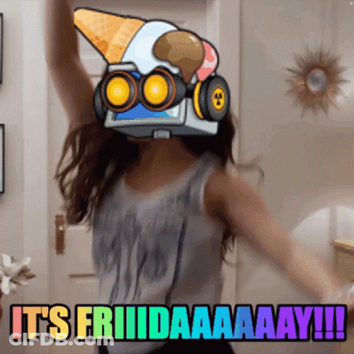 It's Friday Celebration Meme GIF
