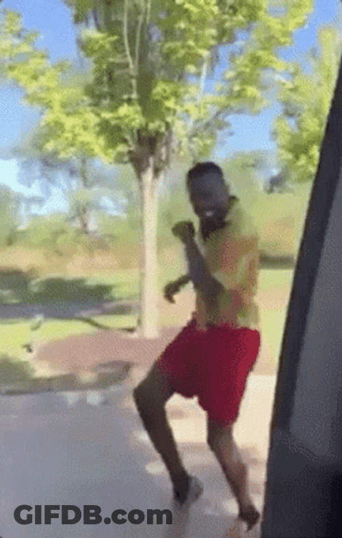It's Friday Happy Dance Black Guy GIF