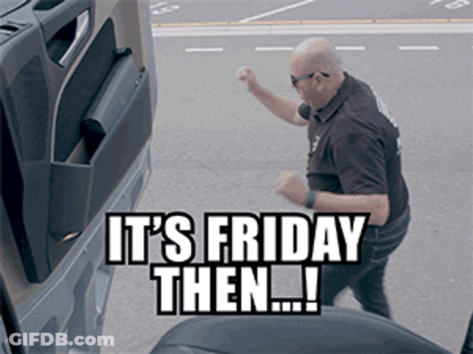 It's Friday Then Dance White Guy GIF