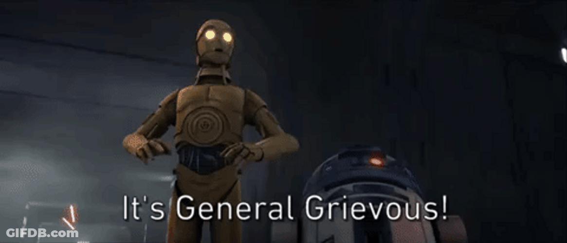 It's General Grievous Star Wars GIF