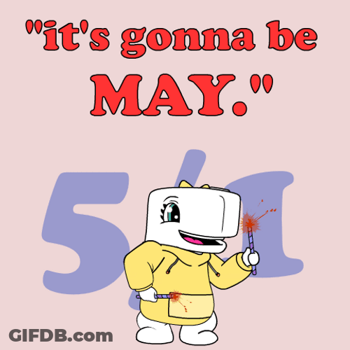 It's Gonna Be May Animated Whale Jumping GIF