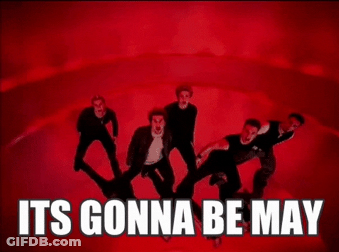 It's Gonna Be May Me NSYNC GIF