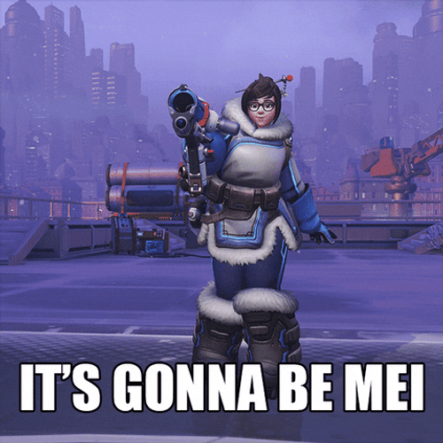 It's Gonna Be May Mei Blizzard Overwatch GIF