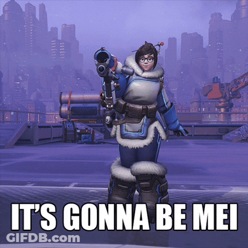 It's Gonna Be May Mei Overwatch GIF