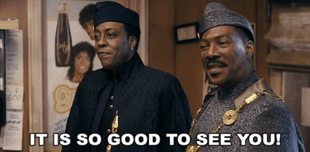 It's Good To See You Coming To America GIF