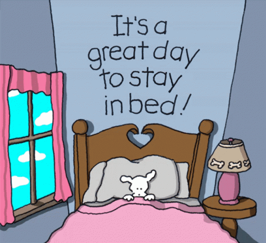 It's Great Day Lazy Saturday Stay In Bed GIF