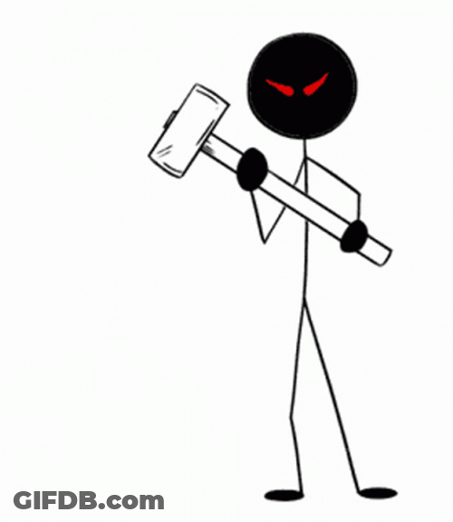 It's Hammer Time Sledgehammer GIF