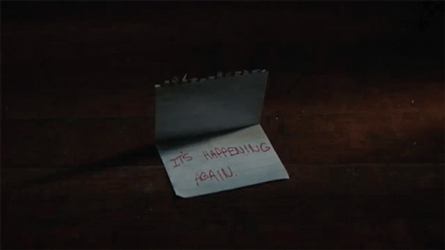It's Happening Again Note GIF