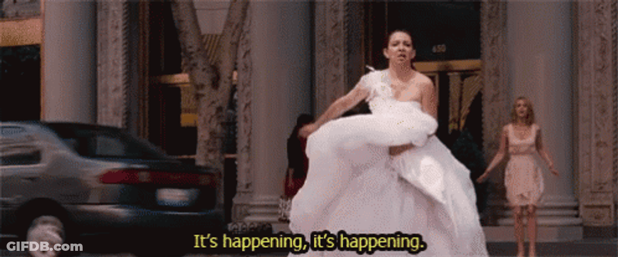 It's Happening Maya Rudolph Bridesmaids Movie GIF