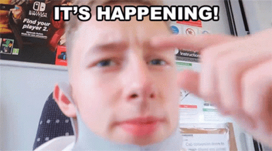 It's Happening Thumbs Up GIF