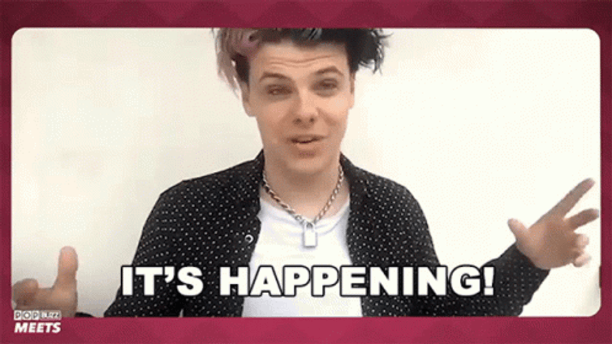 It's Happening Yung Blud Freaking Out Excited GIF
