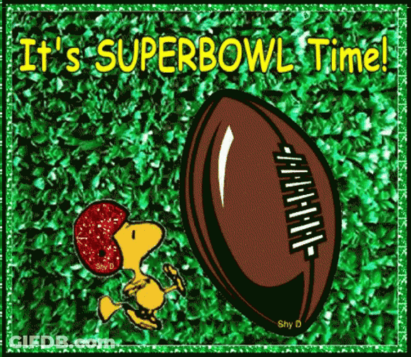 It's Happy Super Bowl Sunday Time GIF