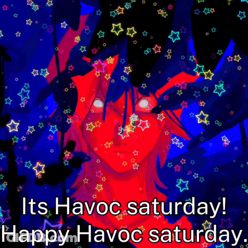 It's Havoc Saturday Poster GIF