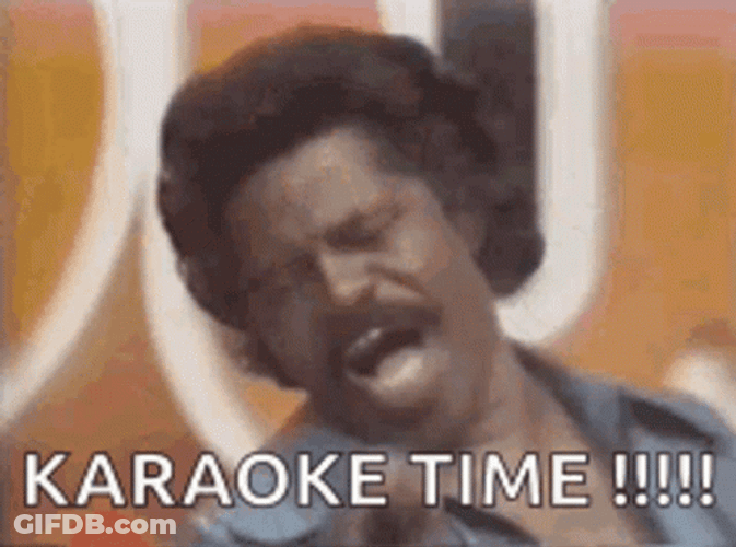 It's Karaoke Time GIF