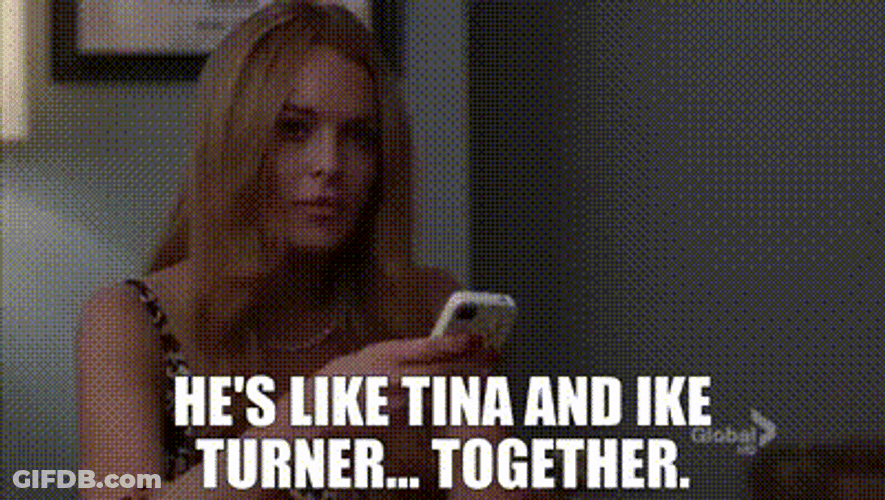 It's Like Tina And Ike Turner Together GIF