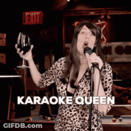 It's Me The Karaoke Star GIF