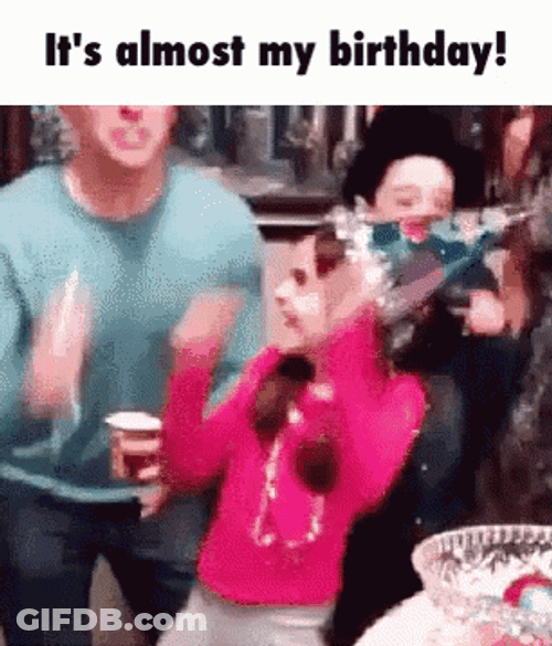 It's My Birthday Advance Celebration GIF