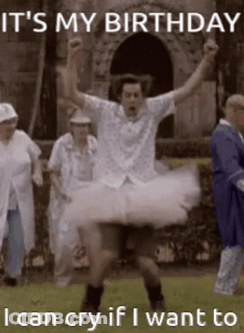 It's My Birthday Crazy Jim Carrey GIF