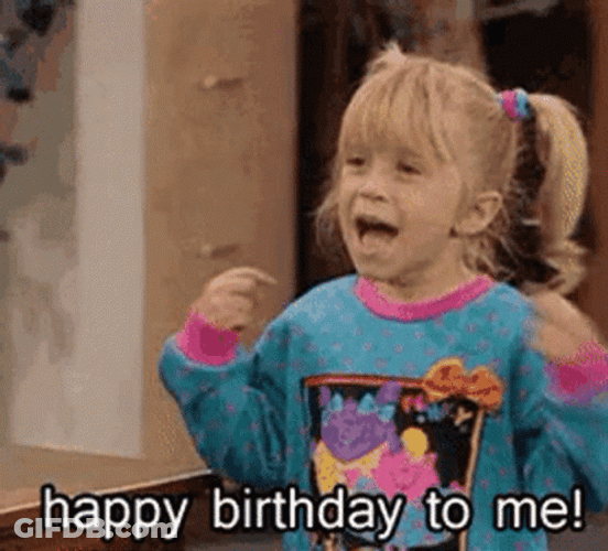 It's My Birthday Little Michelle Moss GIF