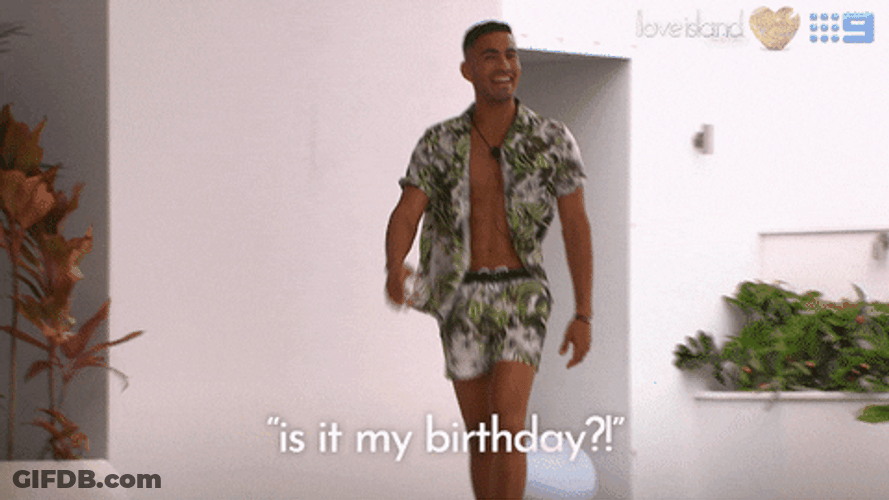 It's My Birthday Love Island Australia GIF