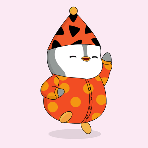 It's My Birthday Pudgy Penguin Happy Dance GIF