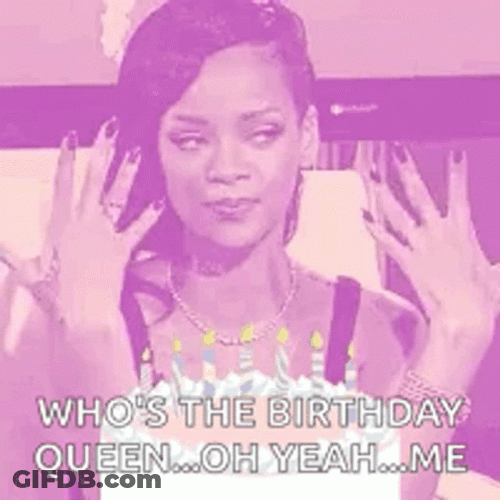 It's My Birthday Sassy Rihanna GIF