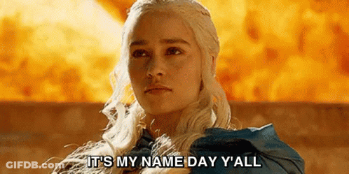 It'S My Name Day GIF