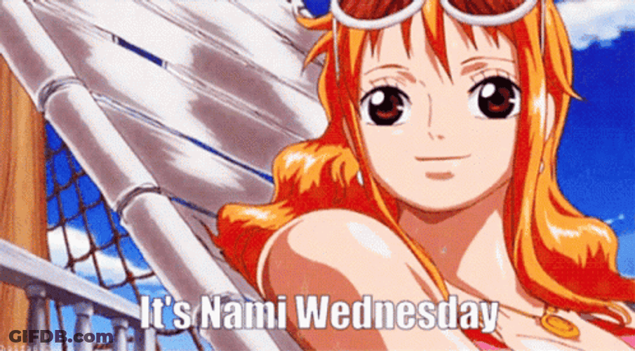 It's Nami Wednesday Happy GIF
