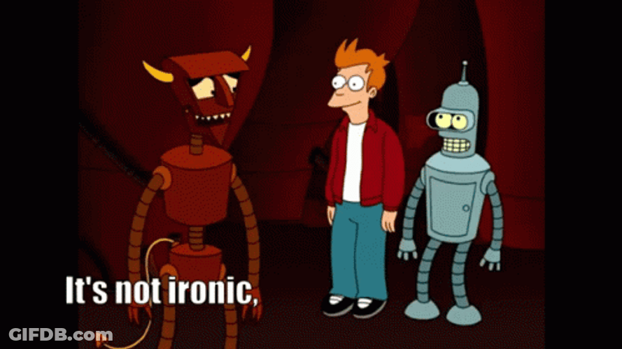 It's Not Irony It's Coincidental GIF