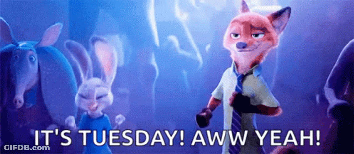 It's Only Tuesday Aww Yeah GIF