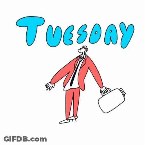 It's Only Tuesday Off To Work GIF