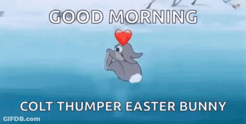 It's Only Tuesday Thumper Easter Bunny GIF