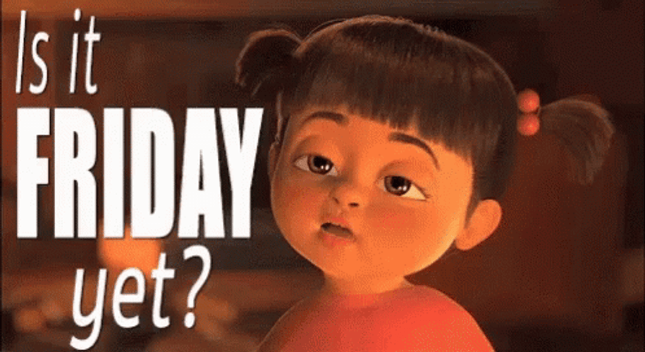 It's Only Wednesday Monsters Inc Boo Sleepy GIF