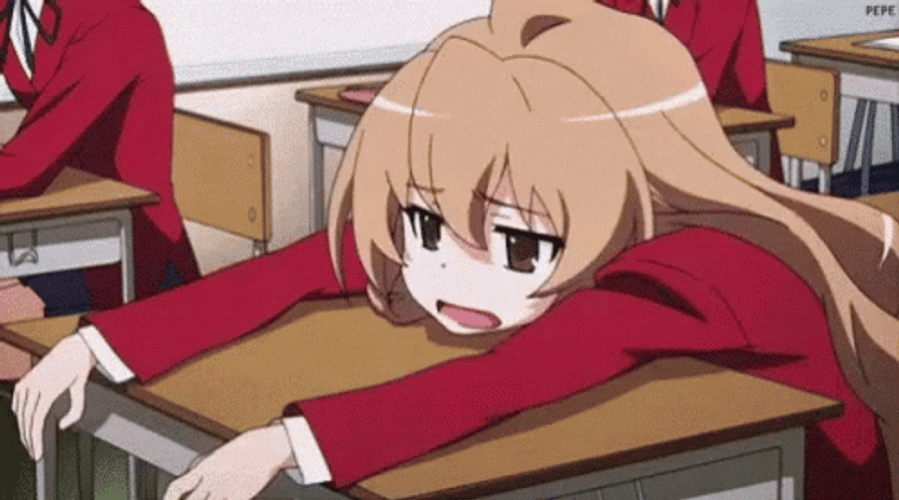 It's Only Wednesday Taiga Aisaka Low Energy GIF