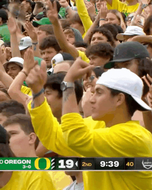 It's Oregon Ducks Time GIF