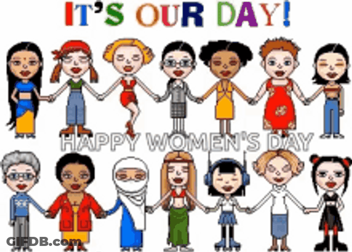 It's Our Day Happy Womens Day GIF