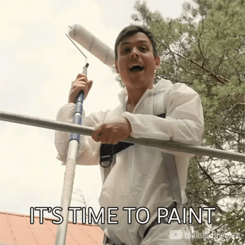 It's Painting Time GIF