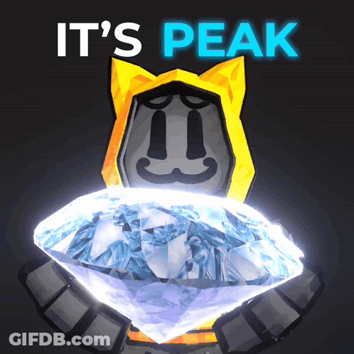 It's Peak Poster With Diamond GIF
