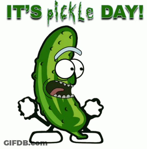 It's Pickle Rick Day GIF