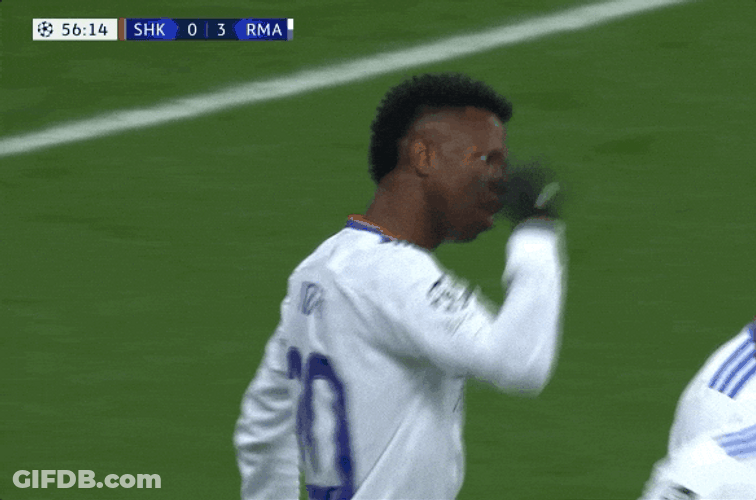 It's Raining Goal Vini Jr GIF