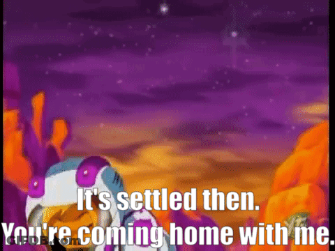 It's Settled Then You're Coming Home With Me Cartoon GIF