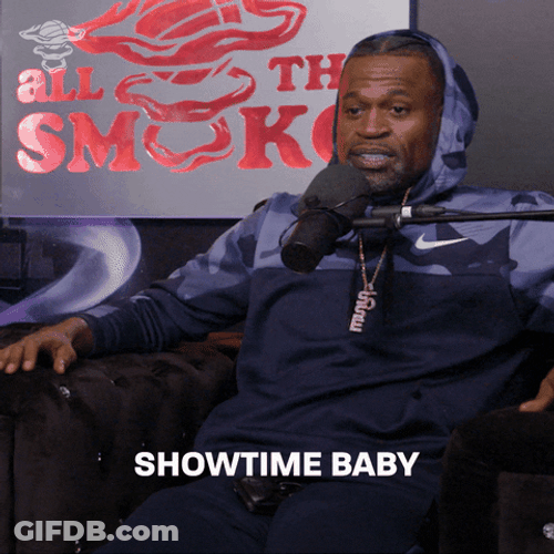 It's Showtime Podcast Airing GIF