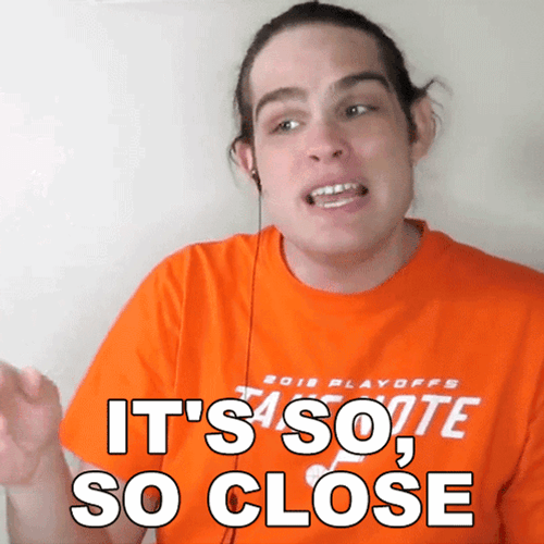 It's So Close Anxious Sam Johnson GIF