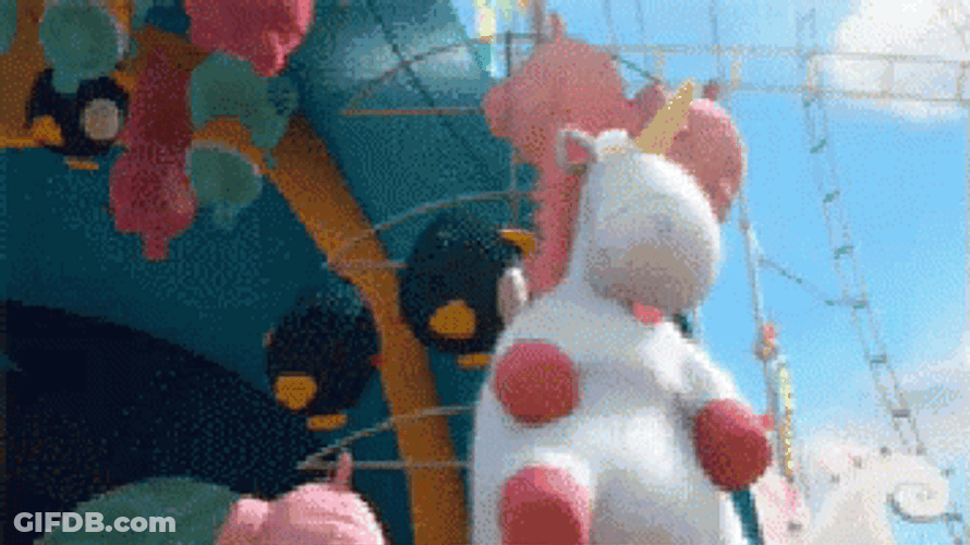 It's So Fluffy Agnes Looking Up GIF
