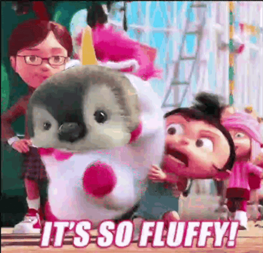 It's So Fluffy Excited Agnes GIF